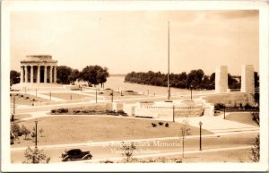 George Rogers Clark Memorial Vincennes IN Real Photo Postcard PC101