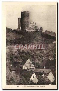 Old Postcard Kayserberg Le Chateau