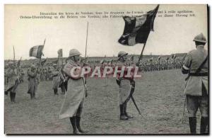 Old Postcard Decoration Medal of the Hero of Verdun Army