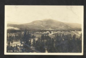 RPPC DILLON COLORADO BIRDSEYE VIEW VINTAGE REAL PHOTO POSTCARD