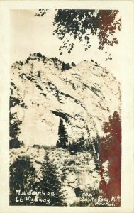 Mountains Route 66 RPPC Photo Postcard 1930s  Santa Rosa New Mexico 20-7787