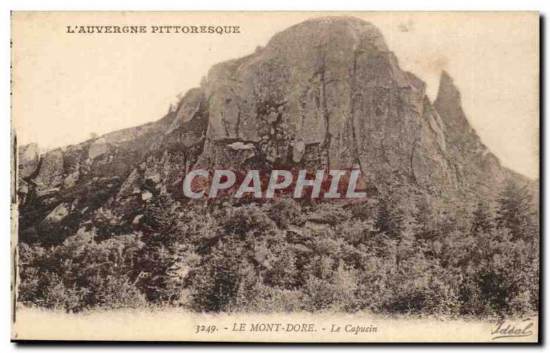 Le Mont Dore Old Postcard Capuchin