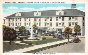 Waycross Georgia Phoenix Hotel Vintage Postcard AA82979