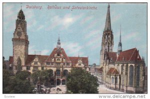 Rathaus Und Salvatorkirche, Duisburg (North Rhine-Westphalia), Germany, 1900-...