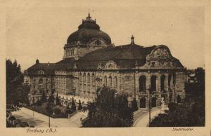 germany, FREIBURG (B.), Stadttheater, Theater (1920s)