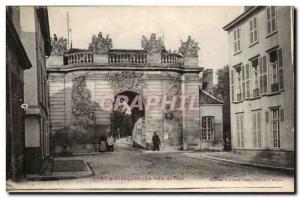 Vitry le Francois Old Postcard Gate Bridge
