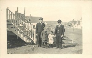 Postcard RPPC South Dakota Lemmon men children Street View C-1910 23-10882