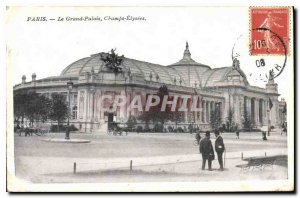 Postcard Old Paris Grand Palais Champs Elysees