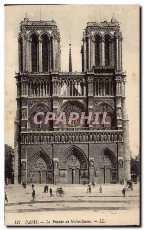 Paris Old Postcard Notre Dame