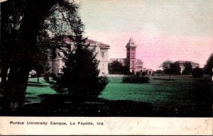 Indiana Lafayette Campus Scene Purdue University 1907