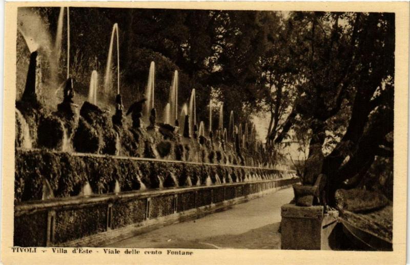 CPA TIVOLI Villa d'Este, Viale delle cento Fontana ITALY (545995)