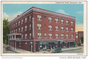 Arkansas Paragould Vandervoort Hotel Curteich