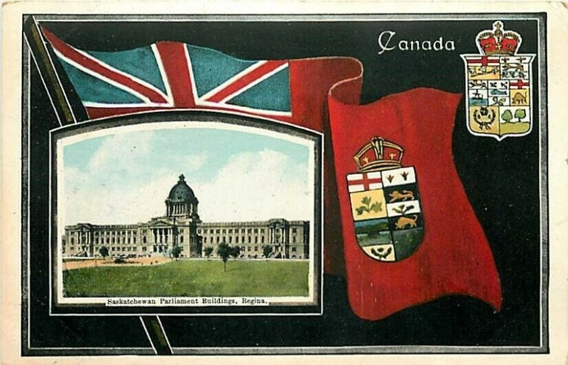 Canada, Saskatchewan, Regina, Parliament Building, Stedman Brothers No. S B 1825