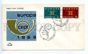 418925 LUXEMBOURG 1963 year EUROPA CEPT First Day COVER