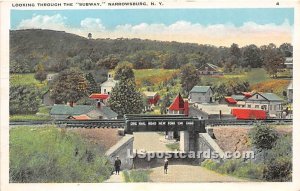 Looking Through the Subway - Narrowsburg, New York NY  