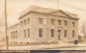 J85/ Collinsville Illinois RPPC Postcard c1910 U.S. Post Office Bregstone 415