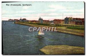 Old Postcard The Promenade Southport