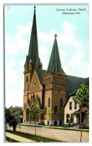 HAMMOND, Indiana IN ~ GERMAN LUTHERAN CHURCH 1912 Lake County  Postcard