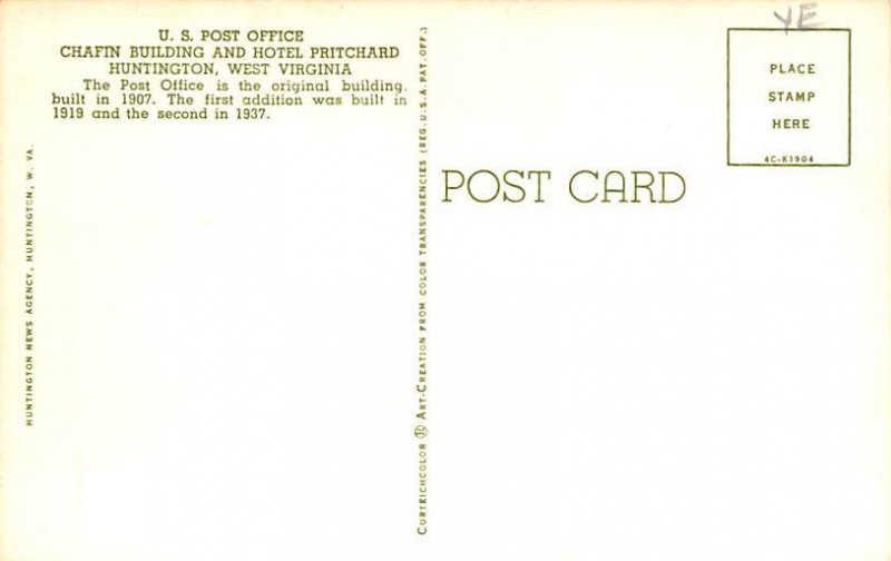 U. S. Post Office, Huntington, WV