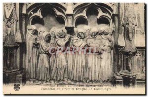 Postcard Old Surroundings of Luchon St Bertrand de Comminges Bas relief marbl...