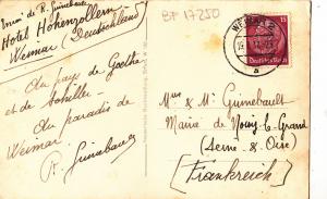 BF17250 weimar goethes gartenhaus  germany front/back image