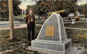 G2/ Sioux City Iowa Postcard 1910 Children's Park Spanish Cannon Marker