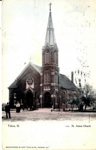 Toluca, Illinois - St. Anne's Church - in 1908