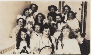 Toy Black Sinister Voodoo Style Doll Antique Real Photo Postcard