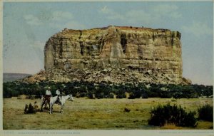 Circa 1910 Mesa Escantada, N. M. The Enchanted Mesa. Vintage Postcard P55