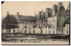 Old Postcard Amboise the castle