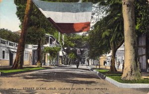 P.I. Posted 1912,  Chromo-litho Style, Island of Jolo, Philippines, Old Postcard
