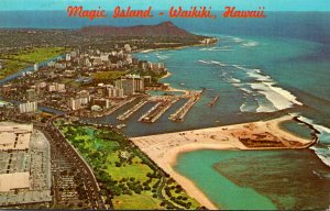 Hawaii Waikiki Aerial View 1973