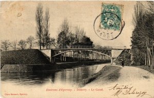 CPA Env. d'ÉPERNAY DAMERY Le Canal (491033)