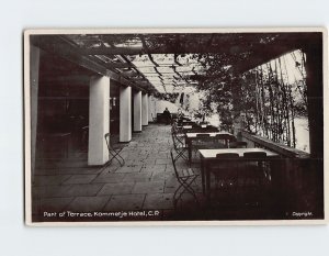 Postcard Part of Terrace, Kommetje Hotel, Cape Town, South Africa