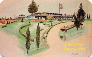 Elm-Brooks Country Club Lake Okoboji Iowa postcard