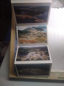 Postcard Album Lakehead grain elevators and sleeping giant, Canada 