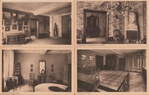 Goethe house interior Frankfurt am Main Germany lot of 4 postcards 