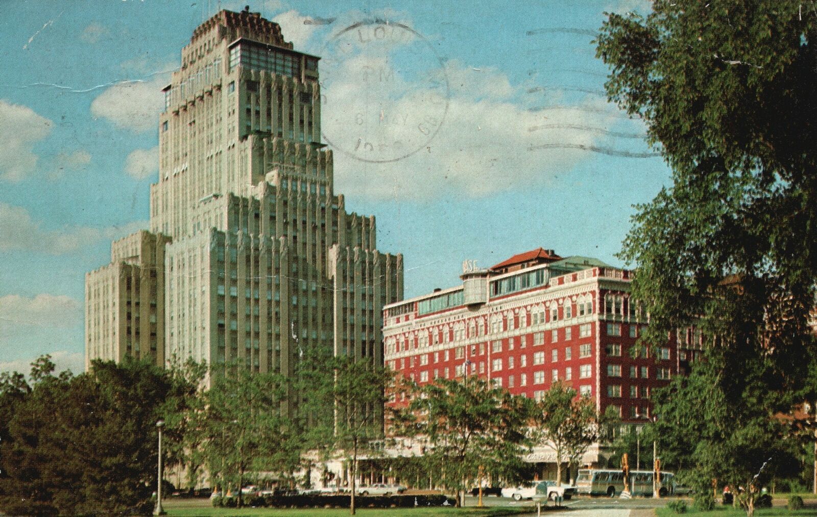 Vintage Postcard 1969 The Chase Park Plaza Kingshighway St. Louis