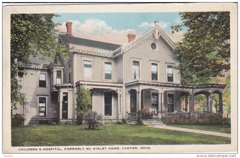 Children's Hospital, Formely McKinley Home, CANTON, Ohio, 1910-1920s