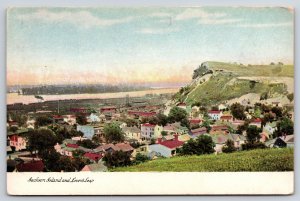 Hannibal Missouri~Jackson Island & Lovers Leap~SH Knox Vintage UDB Postcard