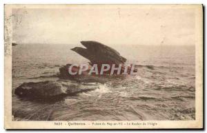 Old Postcard Quiberon Pointe de Rocher L & # 39Aigle
