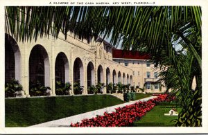 Florida Key West A Glimpse Of The Casa Marina 1946