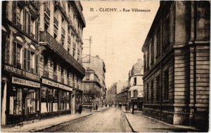 CPA Clichy Rue Villeneuve (1314202)