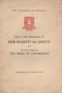 Queen Elizabeth II Royal Visit To Sheffield Yorkshire University Set