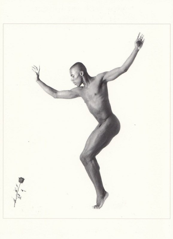 Ryan Taylor Rose For a Muscle Man Athletic Ballet Star Photo Postcard