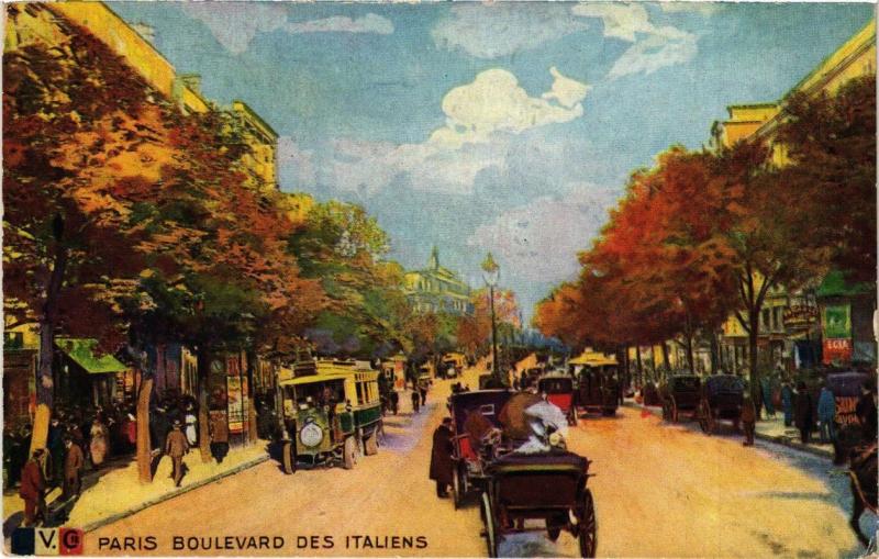 CPA Paris 9e - Boulevard des Italiens (273468)