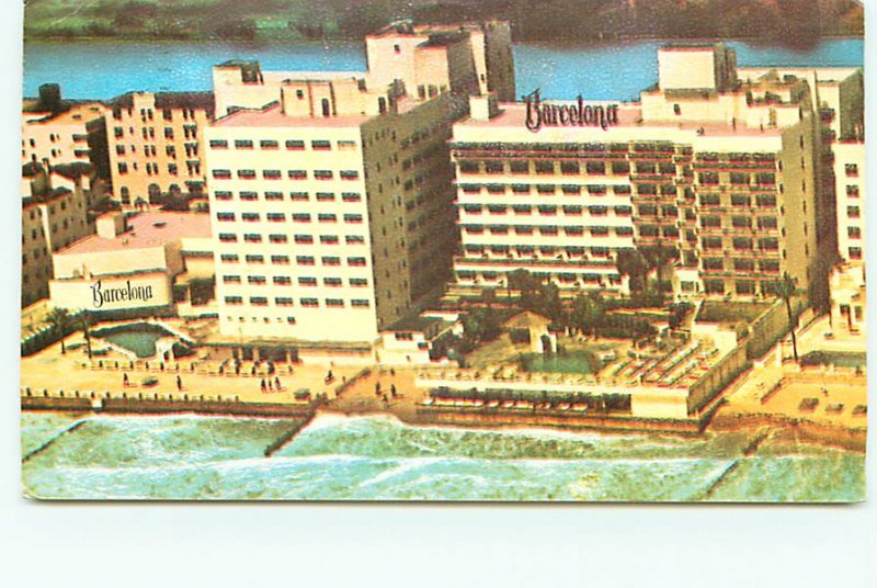 Buy Postcard Barcelona Hotel Miami Beach Florida