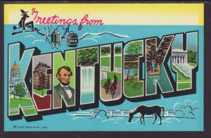 Greetings From Kentucky Postcard