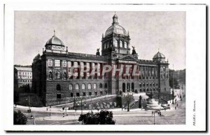 Old Postcard Praha Prague Czech Museum