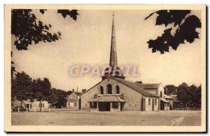 Old Postcard St Jean de Monts L & # 39Eglise